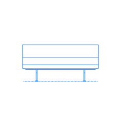 Furniture Settee Eames Sofa Compact Outline Svg Vector, Free Vectors File